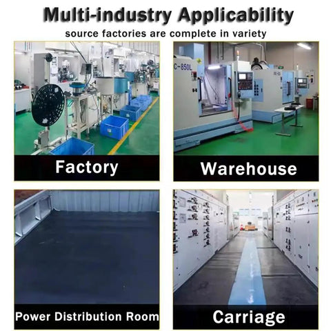 Heavy Duty Insulating Rubber Electrical Safety Mat Built Like A Tank For Real Deal High Voltage Protection And Slip Resistant Flooring in factory and warehouse settings.