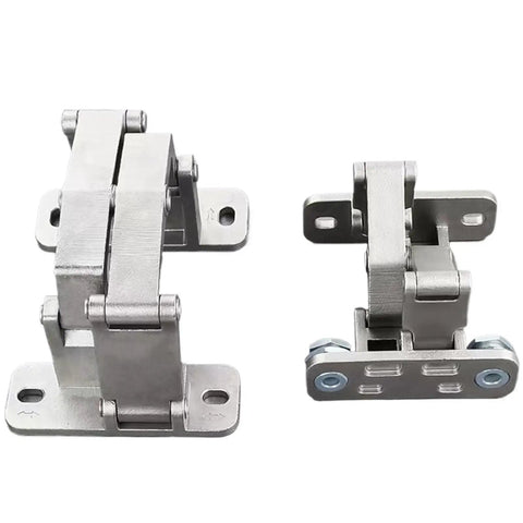 Heavy Duty Invisible Door Hinge With Smooth 180 Degree Swing Made From Badass 304 Stainless Steel Supports Up To 200KG zero visible hardware.