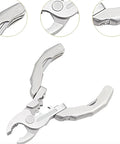 9-In-1 Keychain Multitool Pliers With Wire Cutter Stripper Crimper Bottle Opener And Screwdrivers, Stainless Steel Compact Pocket Tool Open View