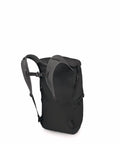 Ultralight 20L Dry Stuff Pack For Travel And Quick Day Trips With Roll Top Waterproof Closure, comfy mesh straps, side view