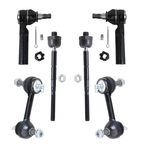 2WD Front Wheel Bearing Hub Kit For 2004-2005 Chevy Colorado And GMC Canyon, featuring tie rods and ball joints