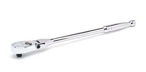 1/4 Inch Drive 120XP Teardrop Ratchet With Extra Long 9 Inch Handle For Tight Spaces, 60 Tooth Dual Pawl Design Delivers Fast Smooth Turns