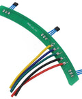 Heavy Duty Hall Sensor Board For Electric Bike Motor Badass Upgrade Rock Solid 5 Wire PCB with colorful wires and connectors