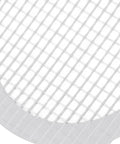 Close-up of Saluaqui 50pcs Mesh Shower Drain Stickers 12cm Hair Catcher design showing fine mesh for hair trapping.
