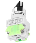 Hella Durable 3 Position Maintained Selector Switch For Industrial Builds Rock Solid Self Locking 2NO Plus 1NC Wiring Medium Low Voltage Electrical Rig Setup