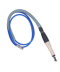 Badass 23000 RPM Pencil Die Grinder Air Tool with Heavy Duty Aluminum Alloy Body and blue air hose for precision metal work.