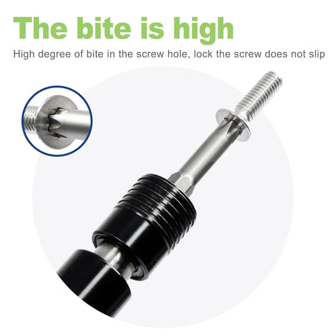 Heavy Duty Magnetic Security Star Bit Set And Top Drawer S2 Steel Screwdriver with high bite for secure fastening.