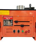 Heavy Duty Electric Rebar Bender One Quarter Inch Steel Bar Bending Machine 3000 Watt Pure Copper Motor control panel view.