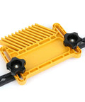 Slick Heavy Duty Stackable Featherboard Safety Jig For Table Saw Router Table Woodworking Milling Cut Assist Tool Kit Yellow with black knobs