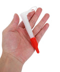 100 PC Plastic Caulking Nozzle Kit With Cover And Red Cap 1/2 Inch For Quick Glue Gun Install Easy Replacement Sturdy Applicator Set Sealing Tools, hand-held tip