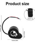 Electric Scooter Throttle Thumb Accelerator Replacement For Xiaomi M365 E Scooter Accessories Easy Install 3 Pin Connector Finger Throttle