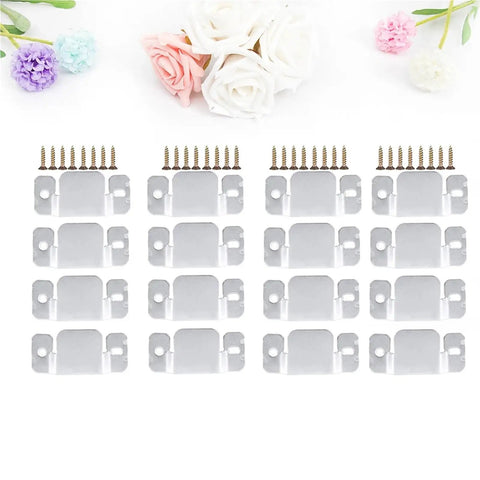 Rock Solid Sofa Sectional Connectors 40 Piece Set Interlock Brackets For Couches And Recliners, metal brackets with screws.