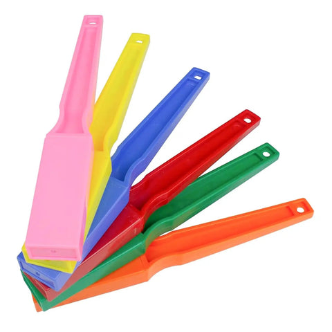 Color-Coded Magnetic Wands Set For STEM Learning, Hands-On Magnet Science Kit arranged in fan shape, 6 colors visible