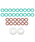 All In One TIG Welding Torch Repair Kit With Gas Lens, Alumina Nozzles, Glass Cups And Collets For WP 17 18 26 O-rings and insulators