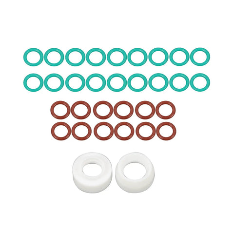 All In One TIG Welding Torch Repair Kit With Gas Lens, Alumina Nozzles, Glass Cups And Collets For WP 17 18 26 O-rings and insulators