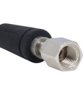 Close-up of connector end of Carbon Fiber Woven Diving Hose With Dope High Pressure Precision, Lightweight Snorkel Regulator Line