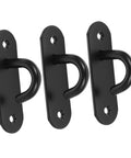 Stainless Steel Wall Mount Exercise Strap Anchors 3 Pack For Resistance Bands Heavy Duty Safety Hooks Indoor Outdoor Gym Yoga Hammock