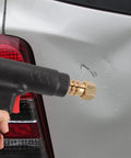 Handheld Spot Welder For Auto Body Repair Portable Welding Tool Kit used on car dent near taillight