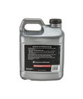 Back view of Hardcore High Performance SAE 90 Gear Lube For Mercury Outboards And MerCruiser Sterndrives 2.5 Gallon container
