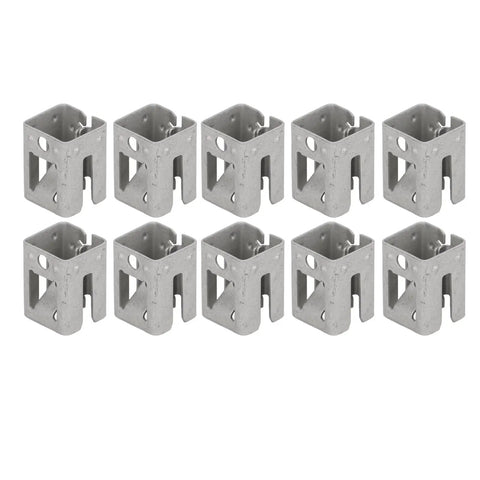 No Sweat Solar Mounting Brackets With Quick Snap Buckles And Rock Solid Spring Steel Clamps For Photovoltaic Systems set of 10 zinc coated clamps