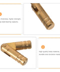 Brass Invisible Hinges For Keepsake Boxes and Wooden Box Projects 1.18 Inch Cylinder Barrel Design, close-up of hinge details