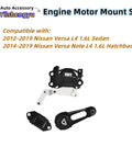 Beefed Up Engine Mount Kit 3 Piece For Nissan Versa 2012 To 2019 Sedan And Versa Note 2014 To 2019 Hatchback 1.6L L4, 3 mounts