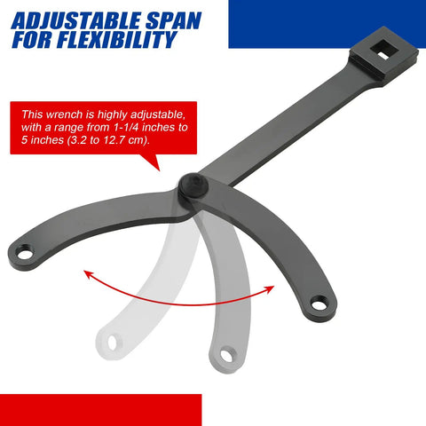 Variable Pin Spanner Wrench Set For Pulleys 15 Piece Go To Tool For Pulleys With Slots Or Holes Fits Camshaft And Crankshaft Pulleys And More Ready For Quick Adjustments In Tight Spaces, adjustable span