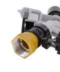 Close-up of 1.2 inch female thread on Long Distance Garden Watering Sprinkler System With 1.2 Inch Female Thread Heavy Duty Irrigation Tool