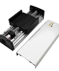 Beefy Heavy Duty Linear Rail Guide System Dustproof 265 Lb Load 8 Inch Stroke 200mm Travel 2005 Ballscrew Dual Rails