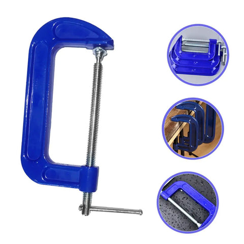 4 Inch Thickened Metal C Clamp With Quick Release For DIYers And Home Improvement Projects Heavy Duty G Clamp Workholding Tool