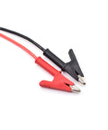 Heavy Duty Badass Alligator Clip Test Leads 14 Awg Silicone Jumper Wires 3 Feet Dual Ended Electrical Probes close up view