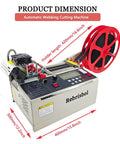 Must Have Versatile Webbing Cutting Machine With 5 Inch Lcd Display dimensions and components