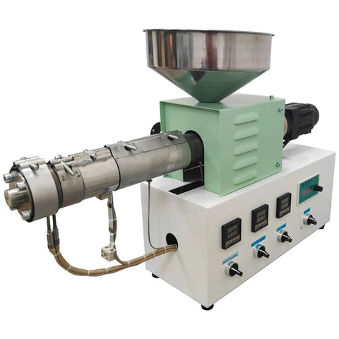 Smooth Operator Single Screw Extruder Machine For 3D Printer Filament Making With Precision Temperature Control And Pulse Driver Supporting PLA And ABS No Fuss Workstation
