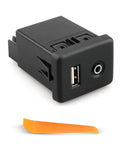 Jet Black In Car Audio Player USB Receptacle Interface Module For Chevrolet Cruze GMC Cadillac Buick Replaces 84333024
