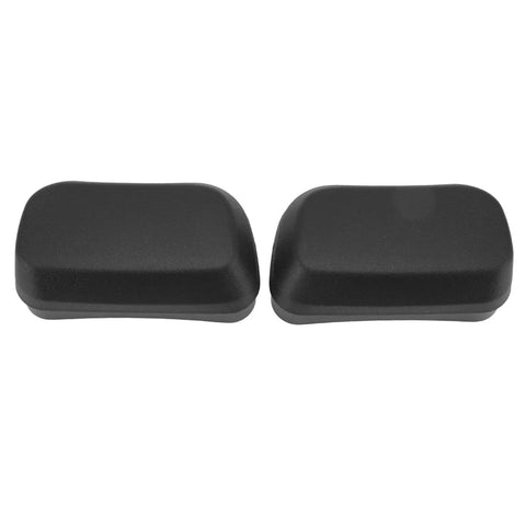 Durable Aramox Car Side Step End Caps Fit 2PC Assists For 1500 2500 3500 Cab Trucks 68193113AA Replacement Kit With Screws Perfect Fix, black