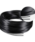 Coiled rubber spline from Window Screen Repair Kit With Rubber Splines And Bearing Roller, Easy Removal Hook, Press Wheel And Screen Retainer Tools