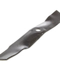 Side view of OEM Mower Blades For John Deere Tractors UC22009 M145476 Replacement, showing a single black steel blade.