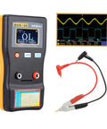 Pro Grade Capacitor ESR And Ohm Meter V2 with Auto Ranging 0.001 To 100.0 Ohms, SMD Test Clip, display and waveform chart