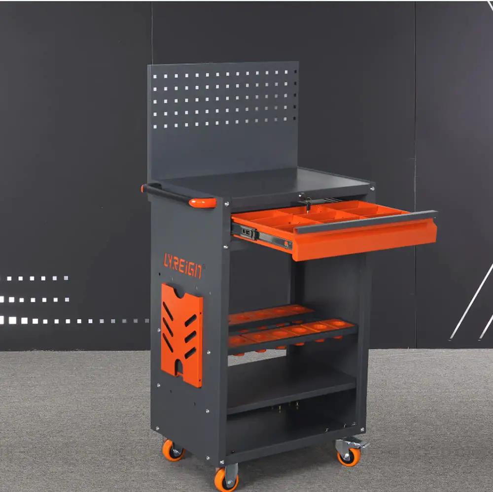 Removable CNC Tool Rack Cart With Dual Layer