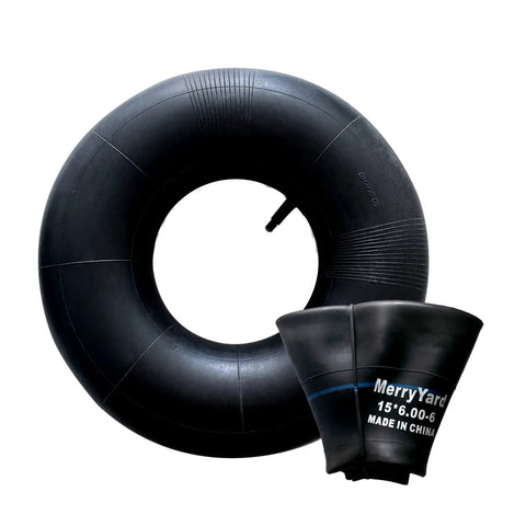 Two Pack Heavy Duty Universal Inner Tubes 15x6-6 And 15x5.00-6 With TR-13 Straight Valve for lawn mowers and ATVs
