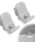 Mazda Sun Visor Clip Retainer Replacement 2 Pack Gray For RX-8 2004-2011 CX-7 2007-2009 CX-9 2007-2009 Mazda 6 2006-2008 Mazda 3 2004-2009
