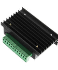 TB6600 Stepper Motor Driver 4A 9 To 42V For NEMA 17 CNC Controller with green terminal connectors, top view