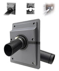 Hassle Free Hvac Wall Penetration Cover Kit With Soft Seal Gasket shielding indoor outdoor AC systems and line set foam sleeve pipe insulation.