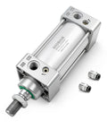 Heavy Duty Workhorse Pneumatic Air Cylinder With 50mm Bore And 25mm Stroke Double Acting Single Rod M16X1.5 Threaded Rod
