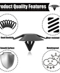 20Pcs Hood Insulation Retainers Push Type Clips Kit with product quality features including elasticity, wear-resistance, smooth surface, moistureproof.