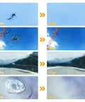 Before and after results of using Windshield Repair Kit For Cracks And Scratches, Quick Fix Chip Repair Set with UV Light