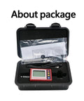 Heavy Duty Portable Digital Leeb Hardness Tester High Precision Industrial Sclerometer in protective case, showing included accessories.