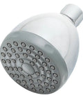 Chrome showerhead for Exposed Shower Valve With Cross Handle, Pressure Balance Ceramic Temperature Regulating Cartridge setup