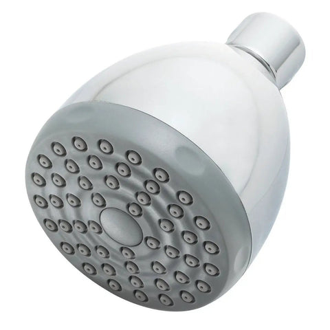 Chrome showerhead for Exposed Shower Valve With Cross Handle, Pressure Balance Ceramic Temperature Regulating Cartridge setup