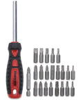 Solid As A Rock Top Pick Gunsmithing Screwdriver Set With Interchangeable Bits and storage case, showing 22 versatile bits.